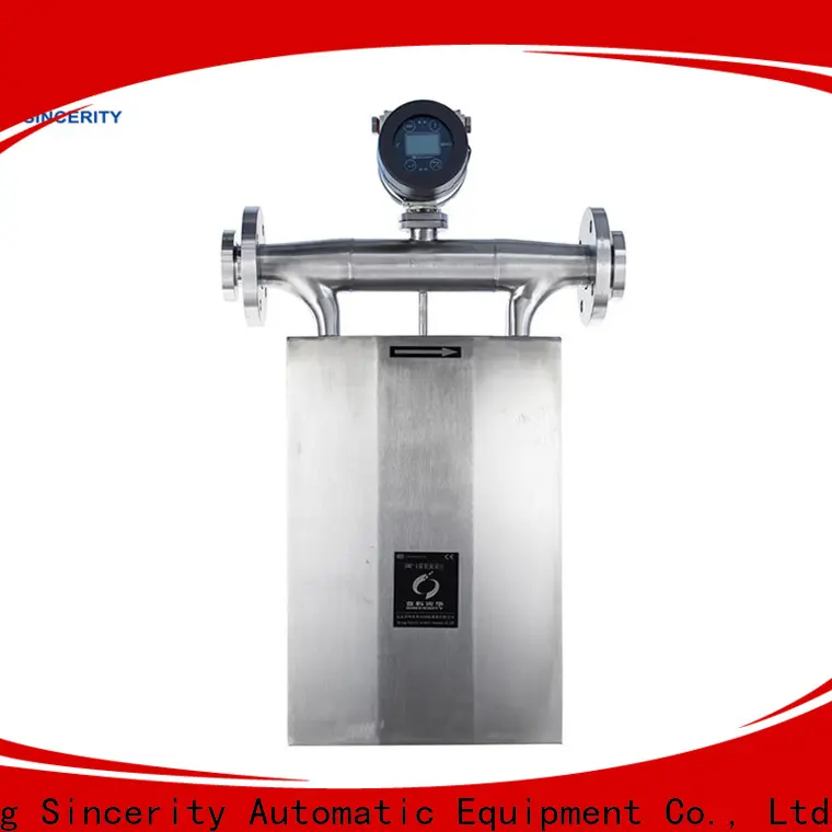 Sincerity ﻿High measuring accuracy micro motion mass flow meter for sale for food 1
