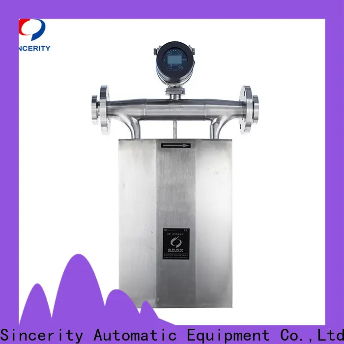 Sincerity high accuracy micro motion mass flow meter manufacturer for food 1