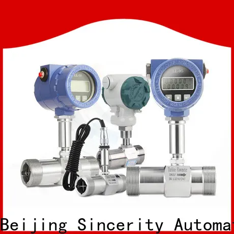 Sincerity high performance stainless steel turbine flow meter for sale for temperature measurement 1