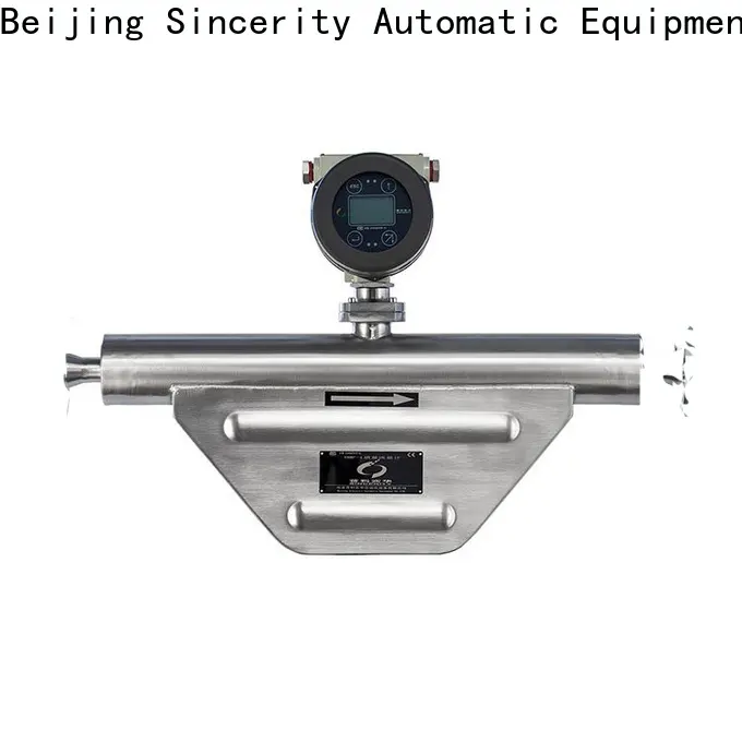 ﻿High measuring accuracy coriolis flow meter price function for food 1