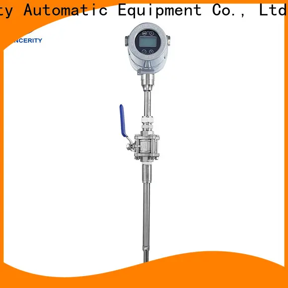 Sincerity high reliability gas thermal mass flow meter for sale for gas measurement 1