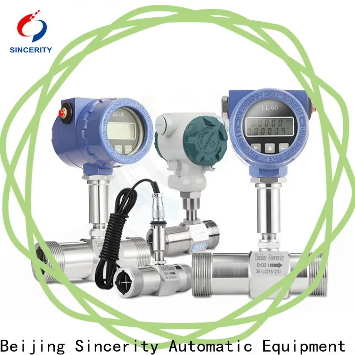 Sincerity high reliability turbine flow meter price for gravity measurement 1