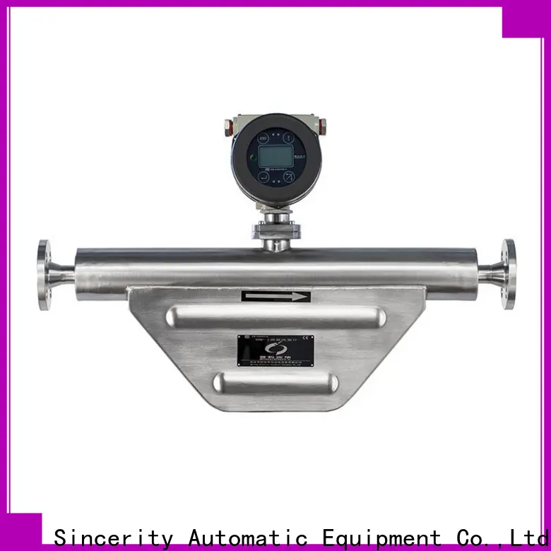 Sincerity coriolis fuel flow meter function for food 1