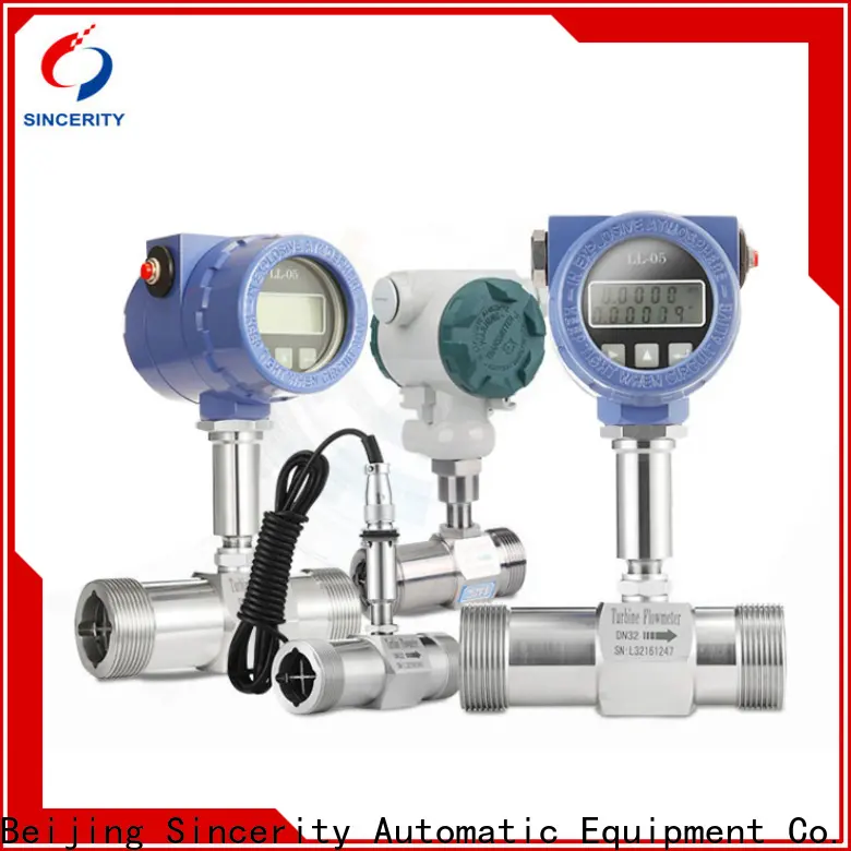 Sincerity insertion type turbine flow meter price for density measurement 1