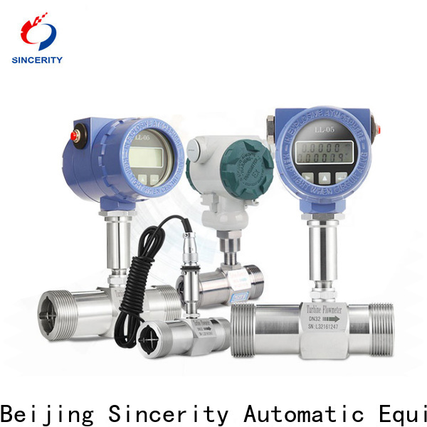 Sincerity high reliability natural gas turbine flow meter manufacturer for concentration measurement 1