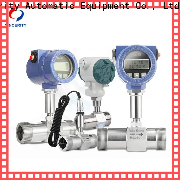 low flow stainless steel turbine flow meter for sale for temperature measurement 1