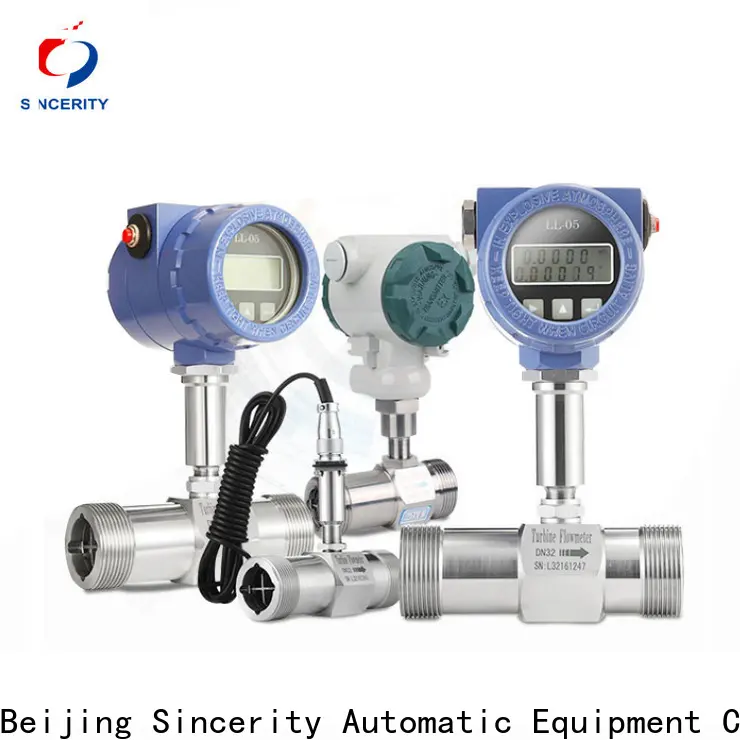 Sincerity high accuracy gas turbine flow meter manufacturer for density measurement 1