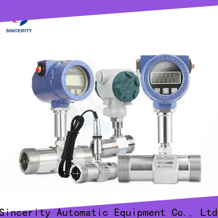 Sincerity low flow gas turbine flow meter price for density measurement 1