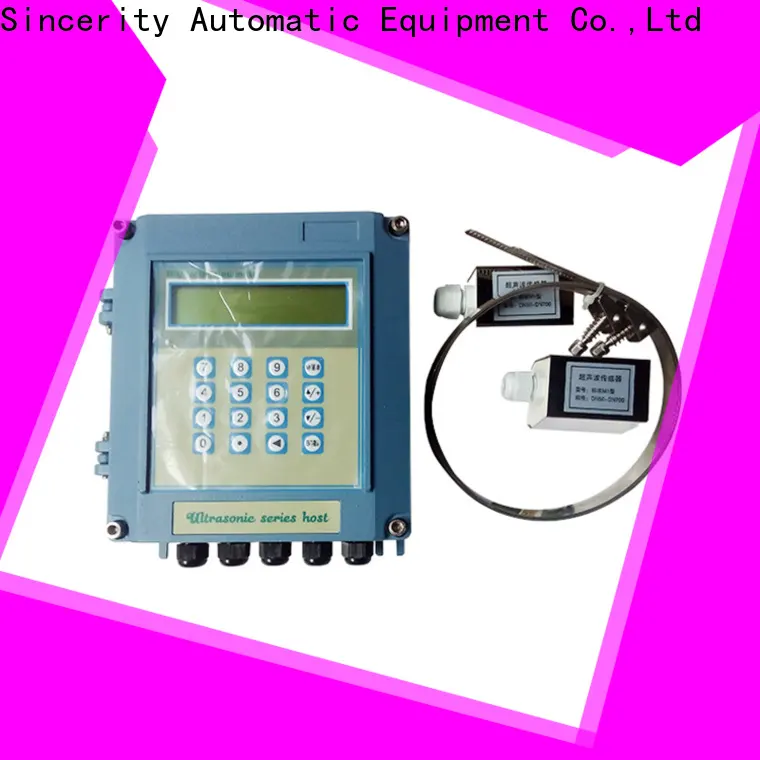 Sincerity low cost portable ultrasonic water flow meter for Drain 1