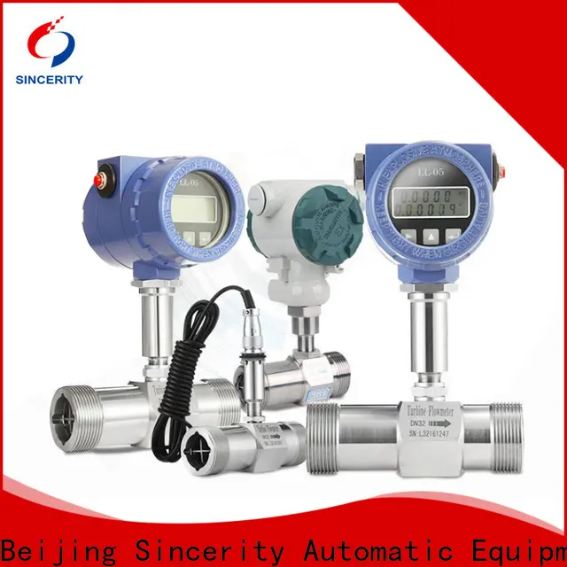 Sincerity high reliability turbine flow meter price for temperature measurement 1