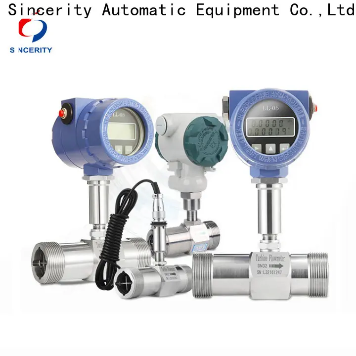 ﻿High measuring accuracy low flow turbine flow meter price for density measurement 1