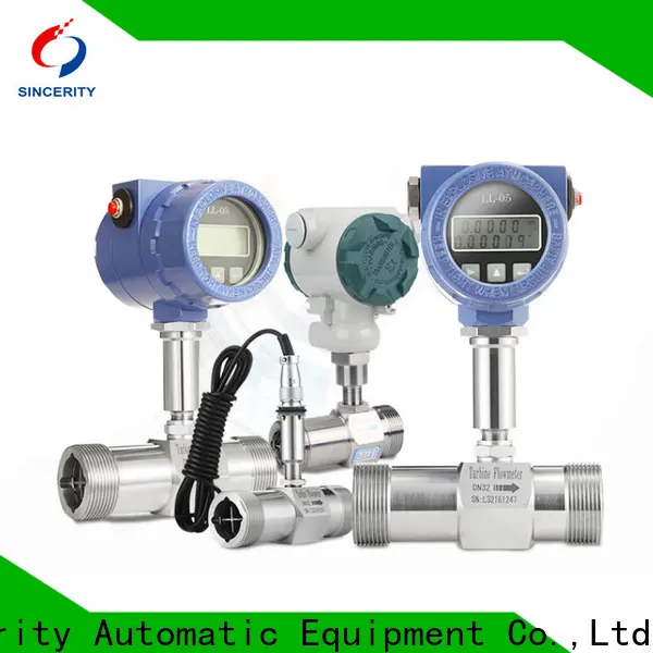 Sincerity ﻿High measuring accuracy turbine flow meter sensor for sale for density measurement 1