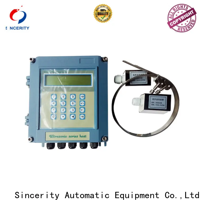 Sincerity high reliability portable clamp on ultrasonic water flow meter price for Petrochemical 1