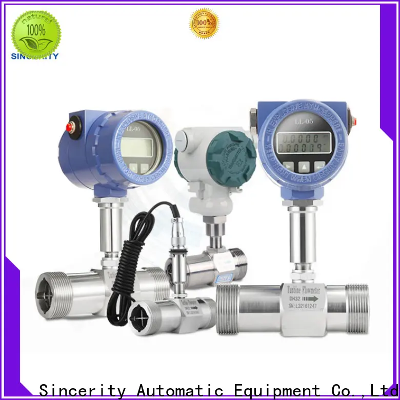 Sincerity high reliability inline gas flow meter factory for concentration measurement 1