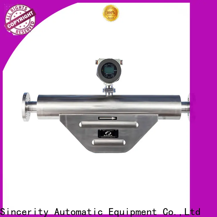 Sincerity high reliability flow meter for air company for food 1