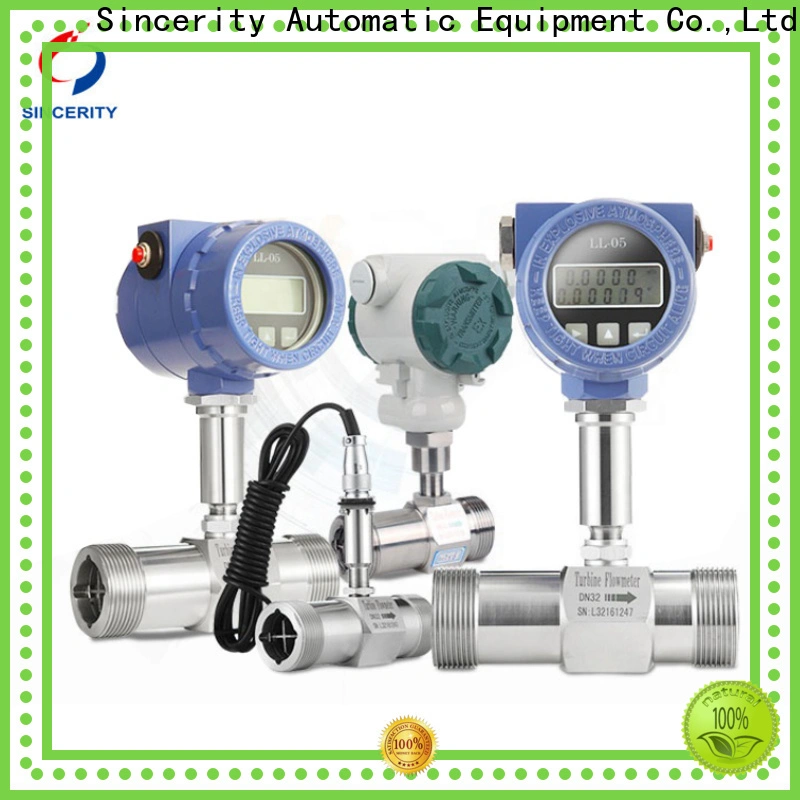 Sincerity turbine type flow meter supply for temperature measurement 1