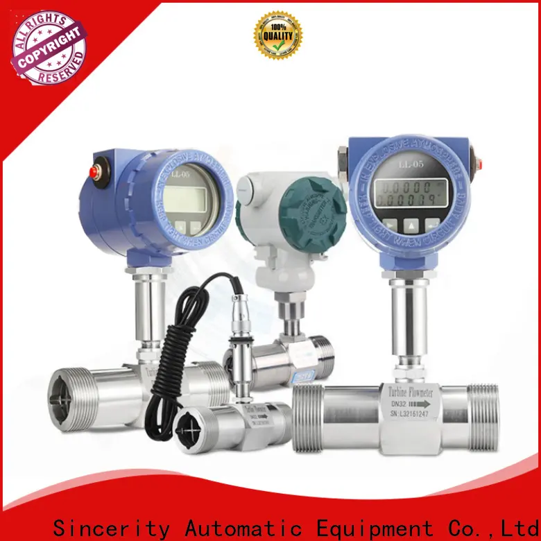 Sincerity top liquid turbine flow meter function for temperature measurement 1