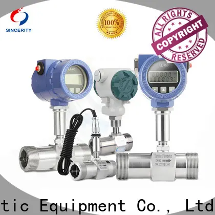 Sincerity high accuracy turbine flow meter k factor supply for concentration measurement 1