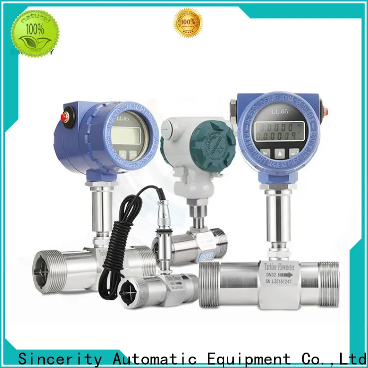 Sincerity turbine flow meter price supply for gravity measurement 1