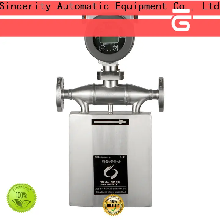 Sincerity coriolis gas flow meter price for food 1