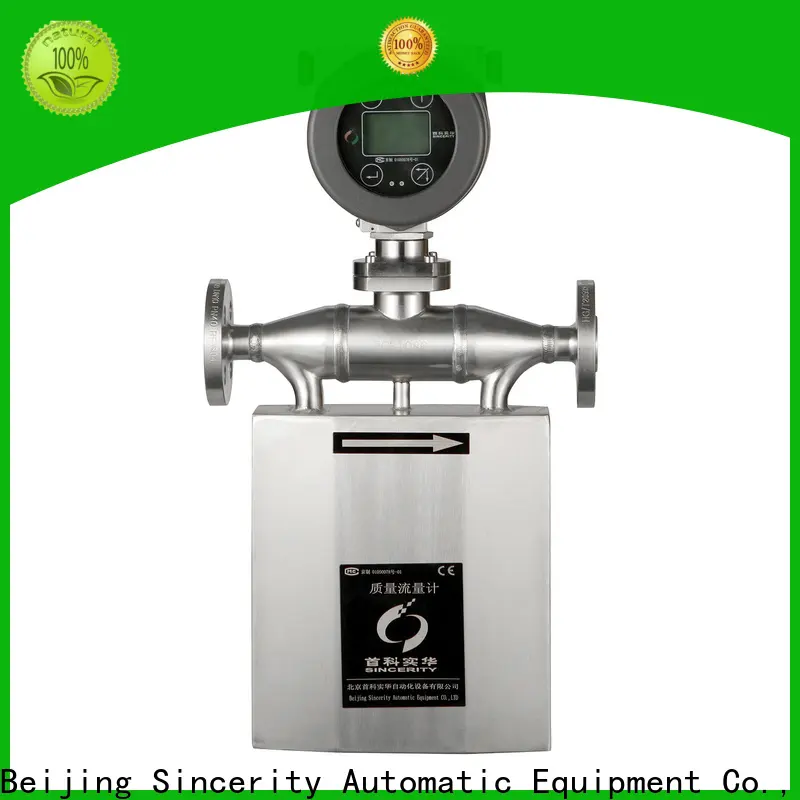 Sincerity coriolis gas flow meter company for food 1