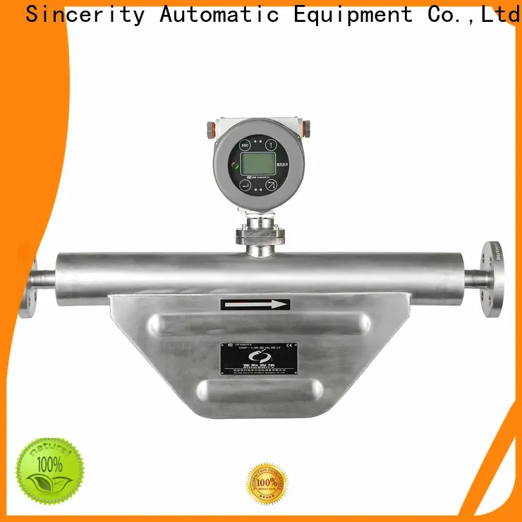 Sincerity ﻿High measuring accuracy coriolis flow manufacturers for food 1