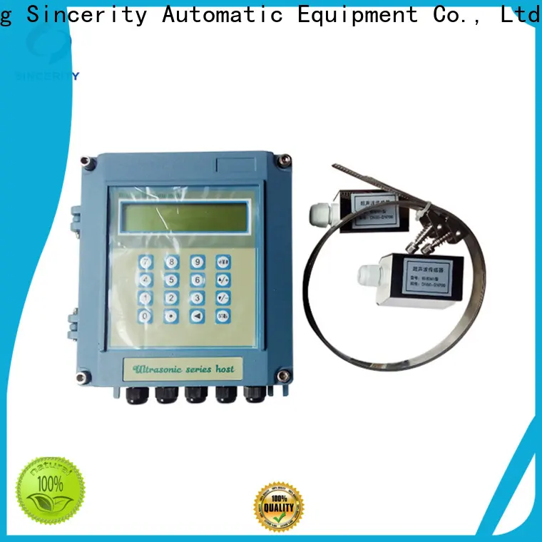 Sincerity wholesale portable clamp on flow meter for business for Drain 1