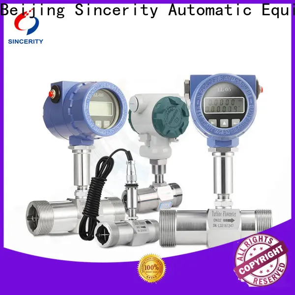Sincerity high performance turbine flow sensors factory for density measurement 1