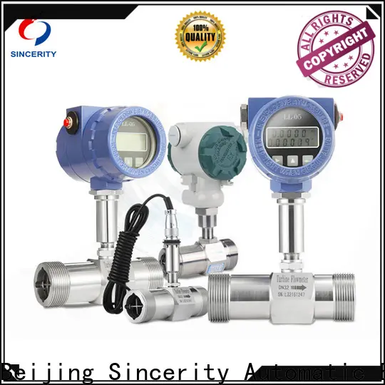 Sincerity high accuracy portable turbine flow meteres suppliers for density measurement 1