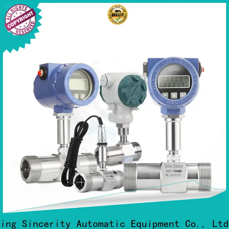 Sincerity Group best turbine flow meter low flow factory for temperature measurement 1