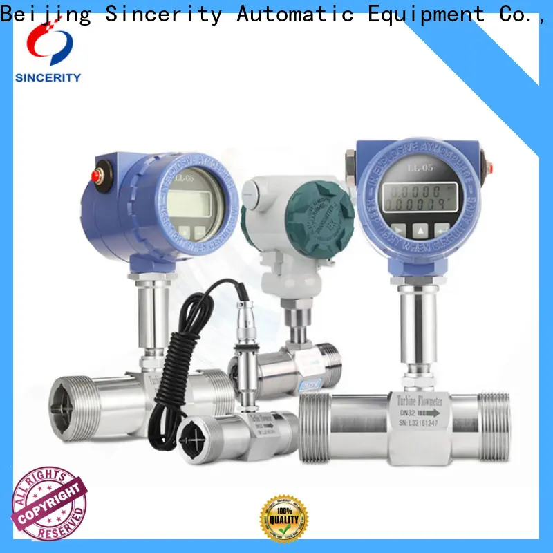 Sincerity Group turbine flow meters for liquid measurement manufacturers for concentration measurement 1