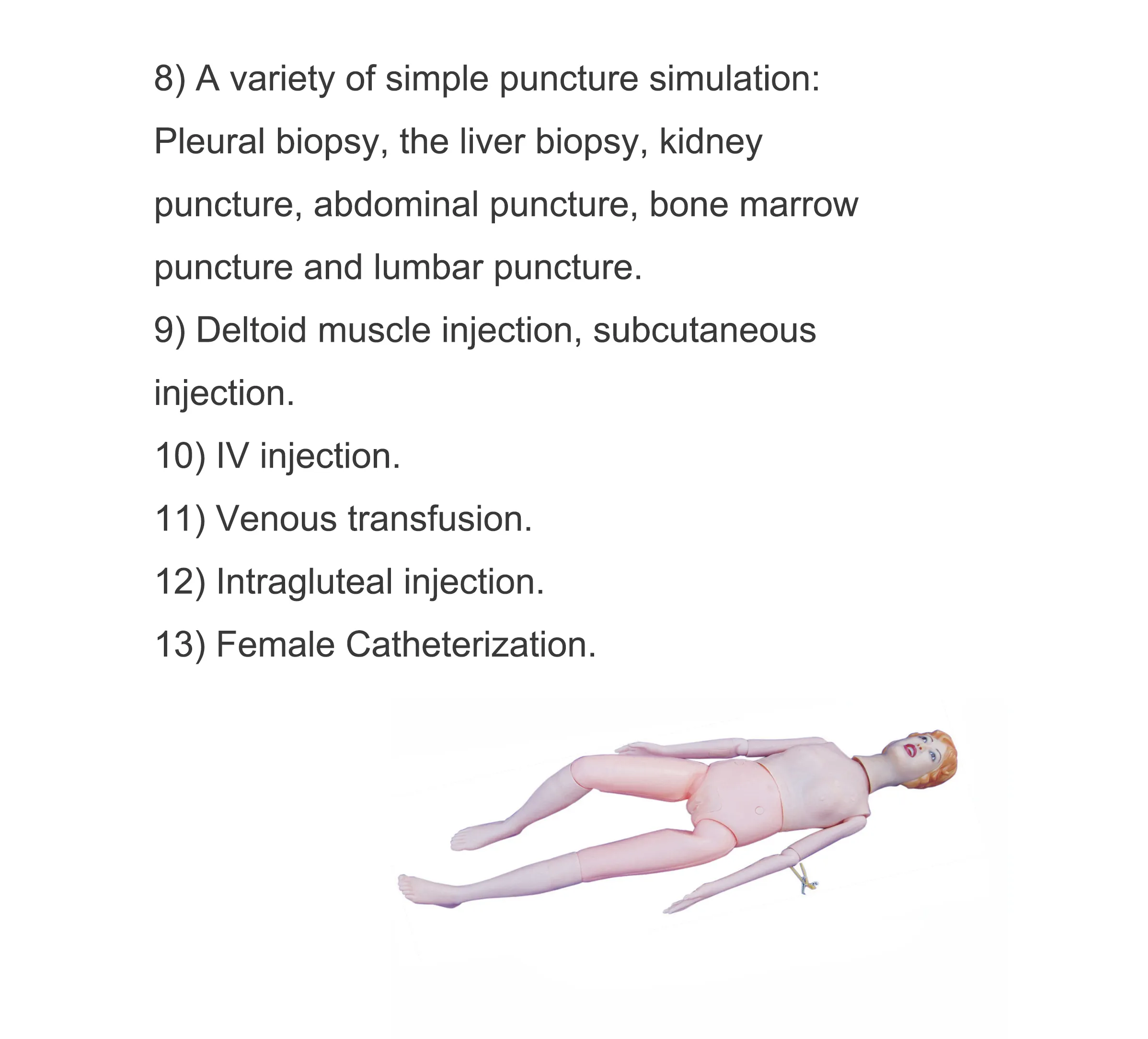 High Precision Medical Teaching Mannequins Manufacturer 7