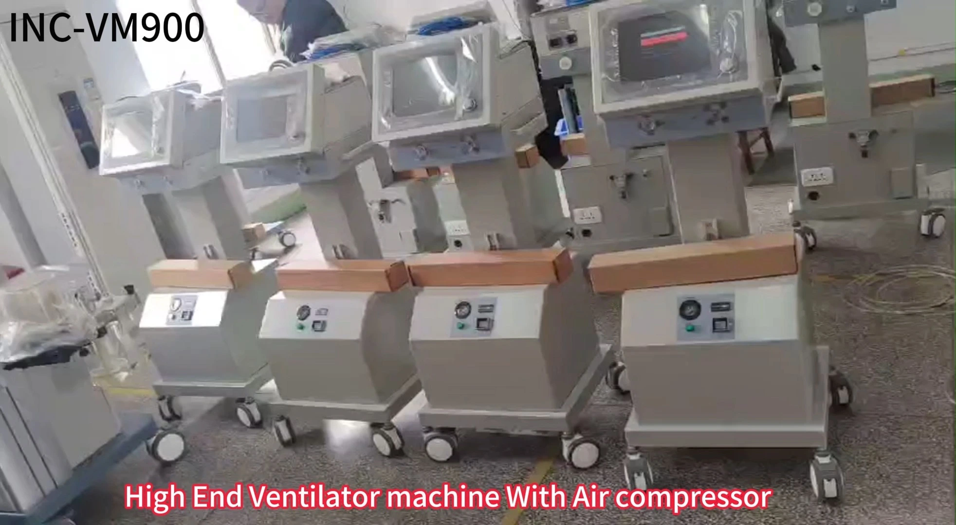Aparelho ventilador multifuncional para máquina respiratória com compressor de ar | INORKOM 1