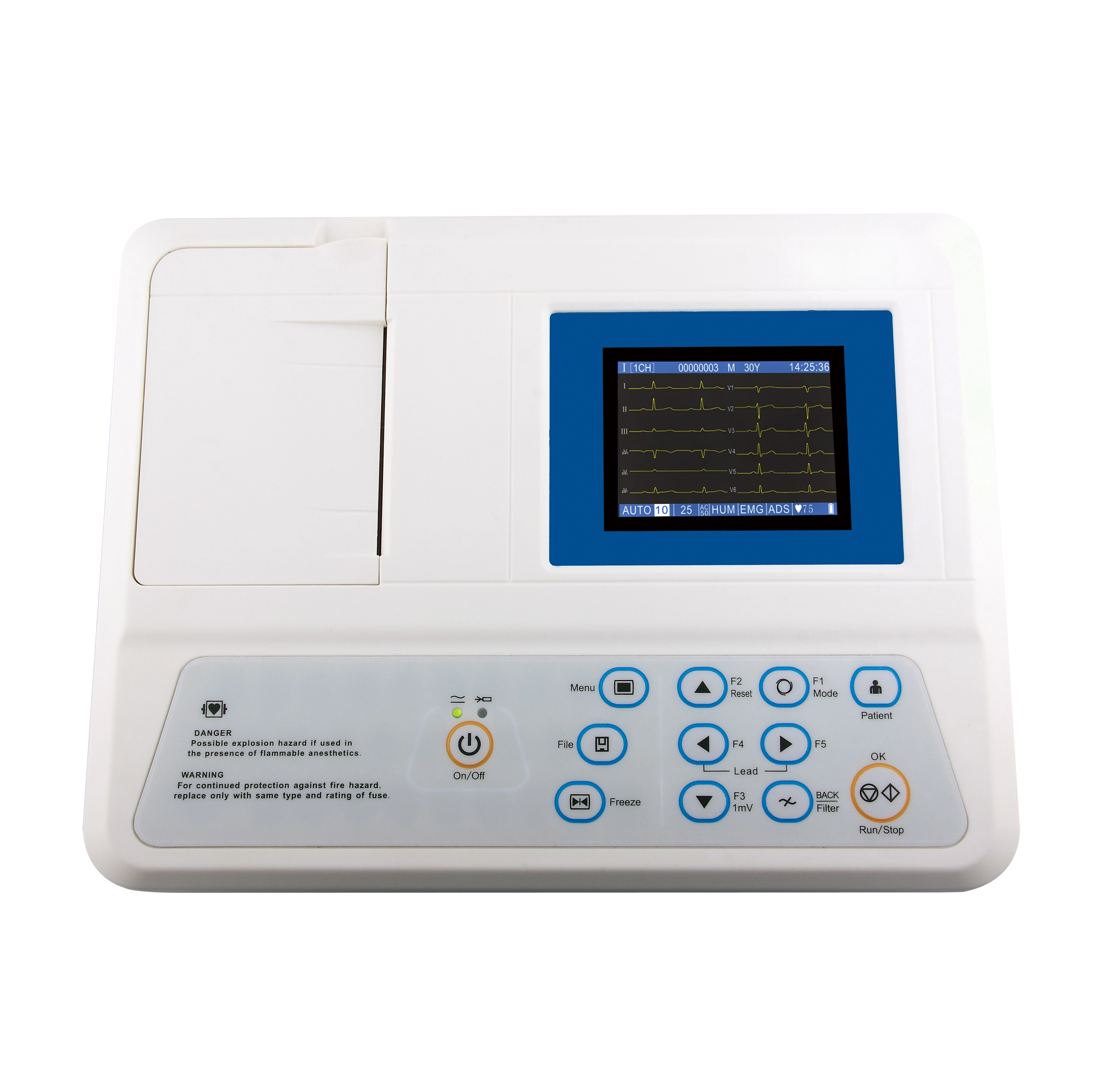 Equipo médico portátil máquina de ecg de 3 canales | INNORKOM 1