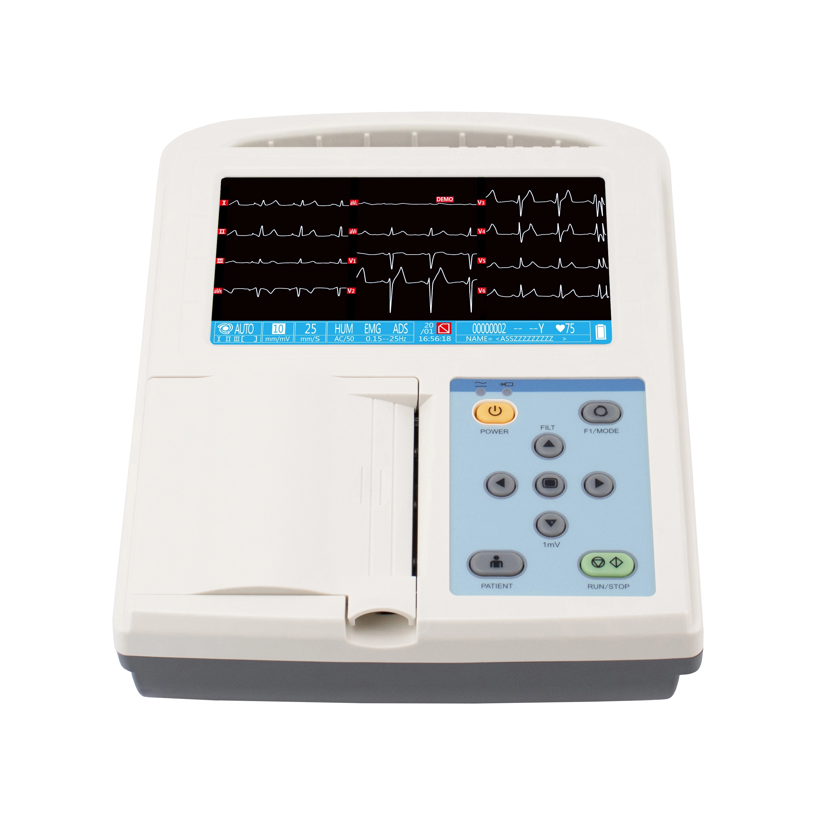 Hot selling 7 inch color display ecg machine 3 channel portable electrocardiograph | INNORKOM 1