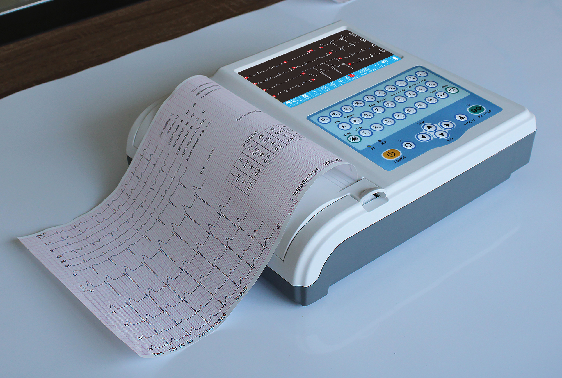 High Quality Holter Ecg 12 Channel Color Display Portable ...