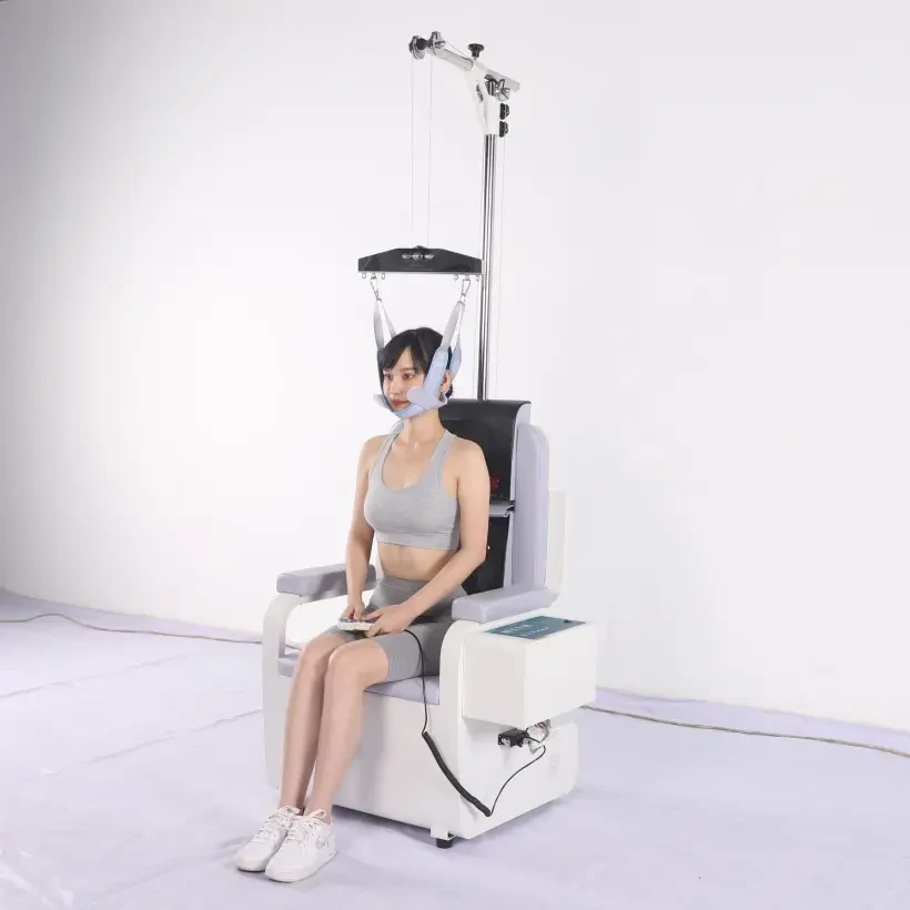 Silla de tracción cervical: Alivio del dolor de cuello &lt;000000&gt; Electroterapia | INNORKOM 1