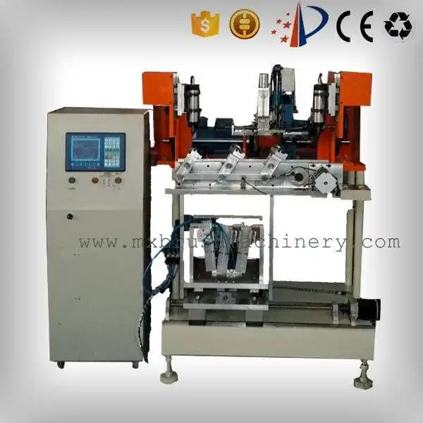 MEIXIN 4 Axis 3 Heads Brush Drilling And Tufting Machine 4 Axis Brush Drilling And Tufting Machine image1