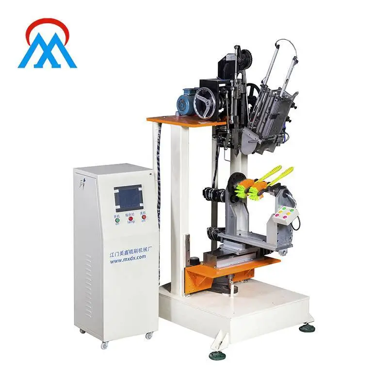 MXJ184 4 Axis 1 Head Jade Brush Tufting Machine 1