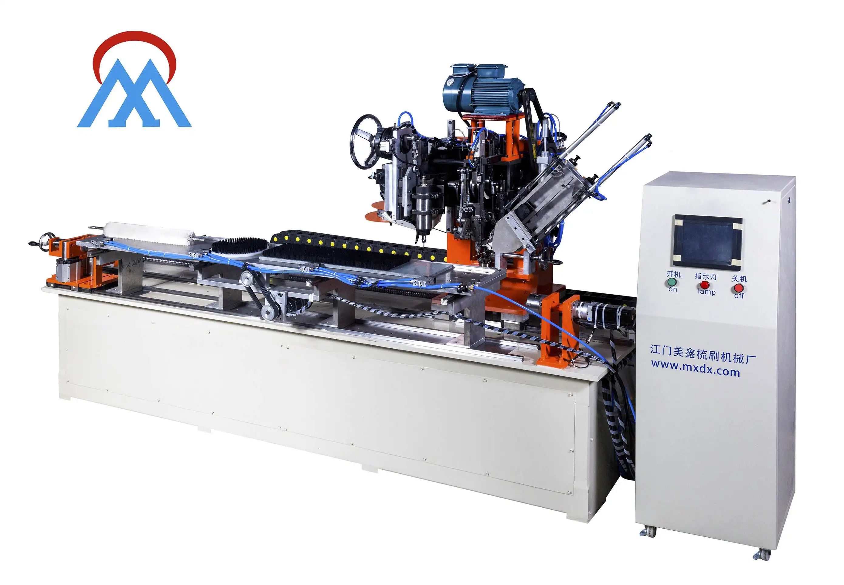 MEIXIN Mx201 3 Axis Brush Drilling And Tufting Machine Industrial Roller Brush And Disc Brush Machines image4