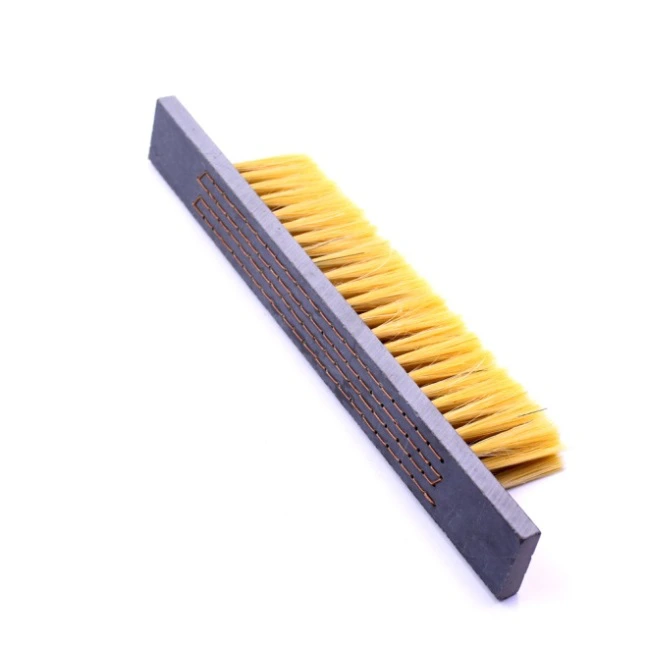 Custom bristle creamy white strip brush 1