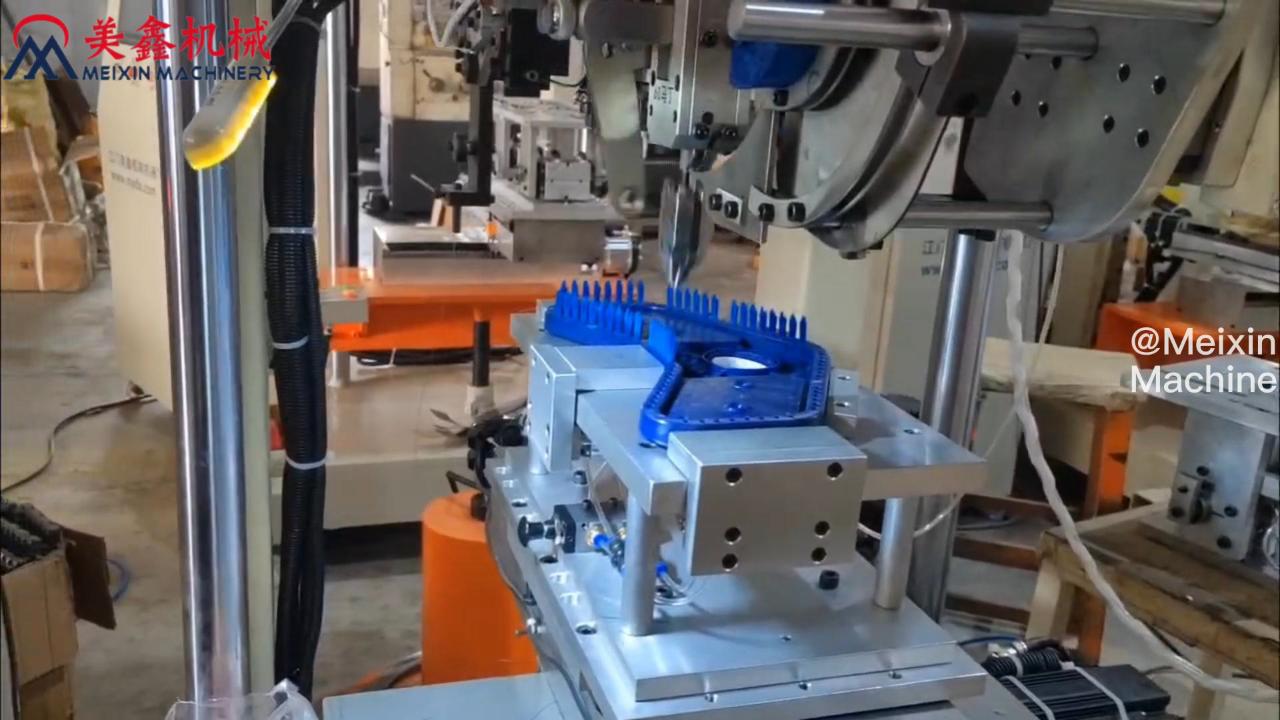Machine de fabrication de brosses à fil rond Meixin 2axis