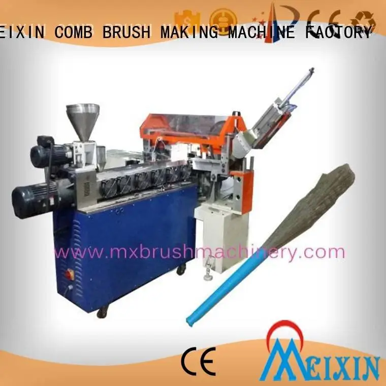 MEIXIN Brand pneunatic Manual Broom Trimming Machine twisted flaggable 1