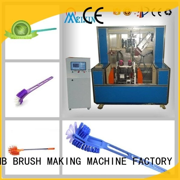 MEIXIN 2 grippers Brush Making Machine directly sale for toilet brush 1