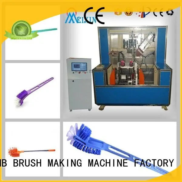 MEIXIN 2 grippers Brush Making Machine directly sale for toilet brush 1