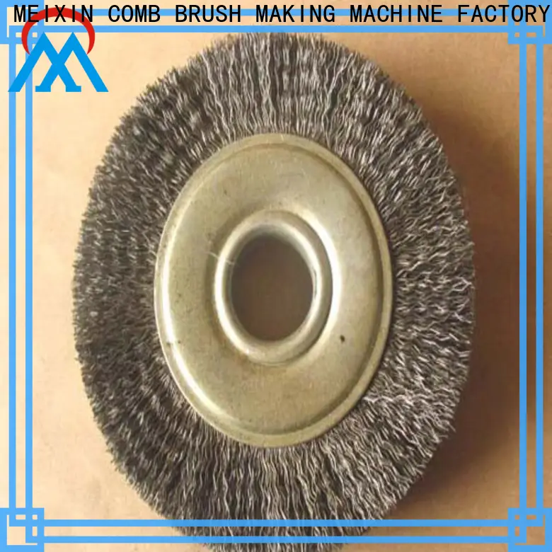 MX machinery stapled nylon wheel brush personalized for commercial 1