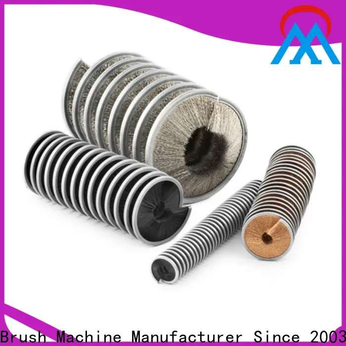 MX machinery deburring wire brush design for steel 1