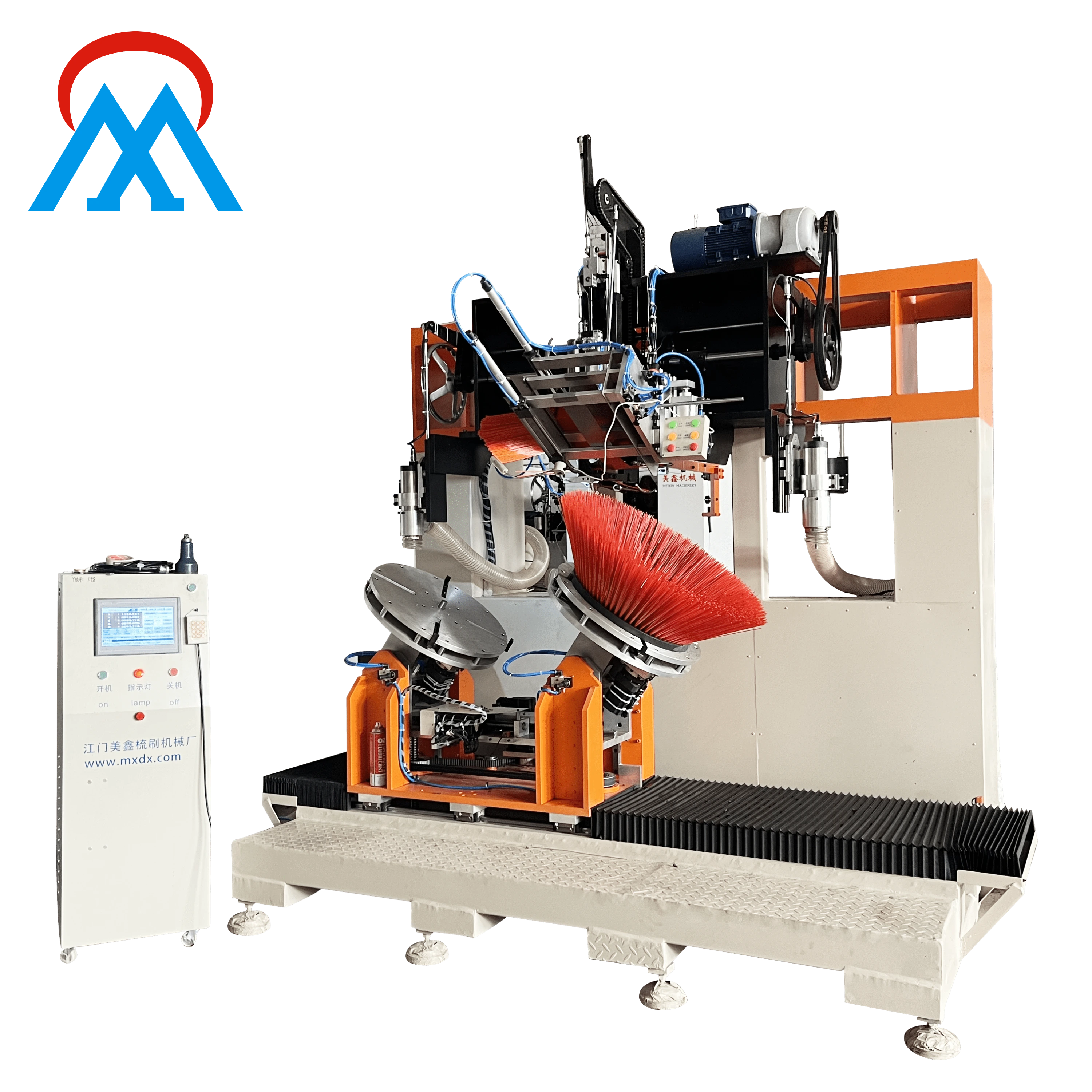 5 Axis 2 Drill 1 Tuft Disc Brush Machine 1