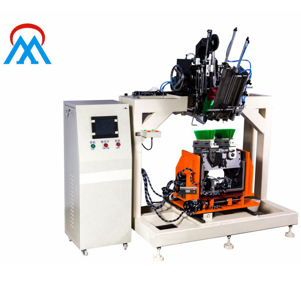 Machine à balais touffetés 5 axes, 1 perceuse, 1 touffet 1