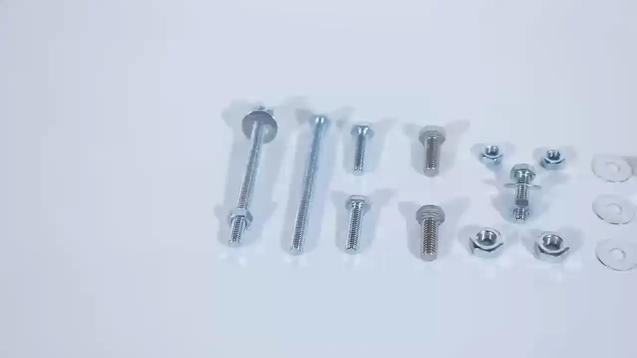 육각 롱 너트/아연 도금 너트 1